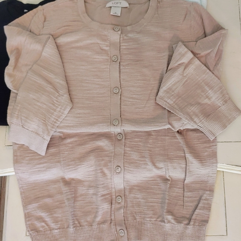 LOFT Summer Soft Textured Cardigan